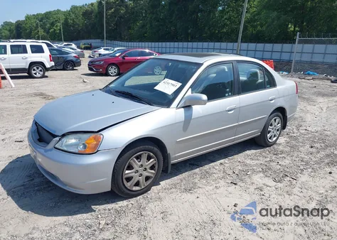 2003 Honda Civic Ex from USA, damaged, VIN 2HGES26763H590304